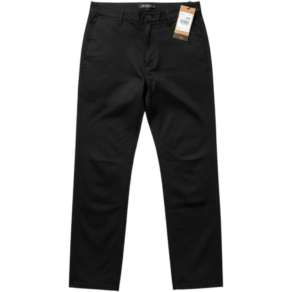 PrAna Mens Brion‎ Slim Pant II 42x30 Black ReZion Stretch Tapered Leg NWT